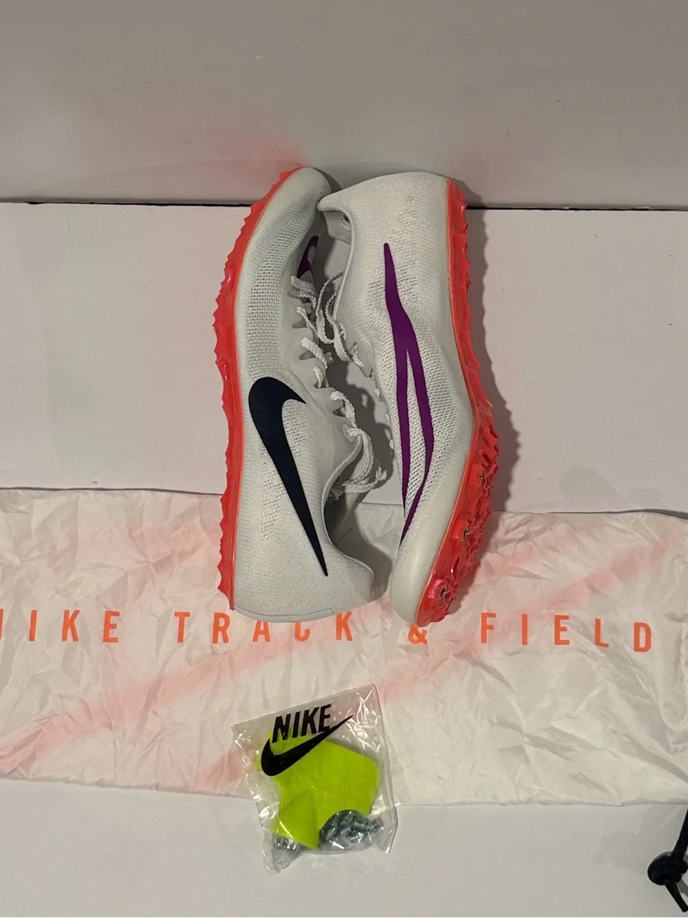 Nike Zoom Ja Fly 4 'White Bright Crimson Obsidian' Sz: 7.5 (DR2741-101)